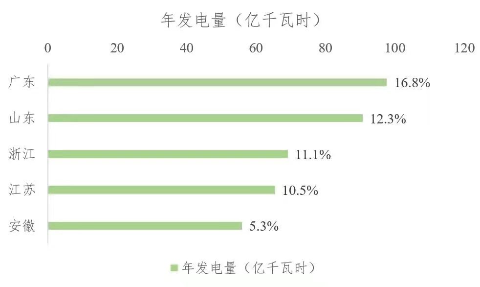 2021年上半年生物质发电运行情况