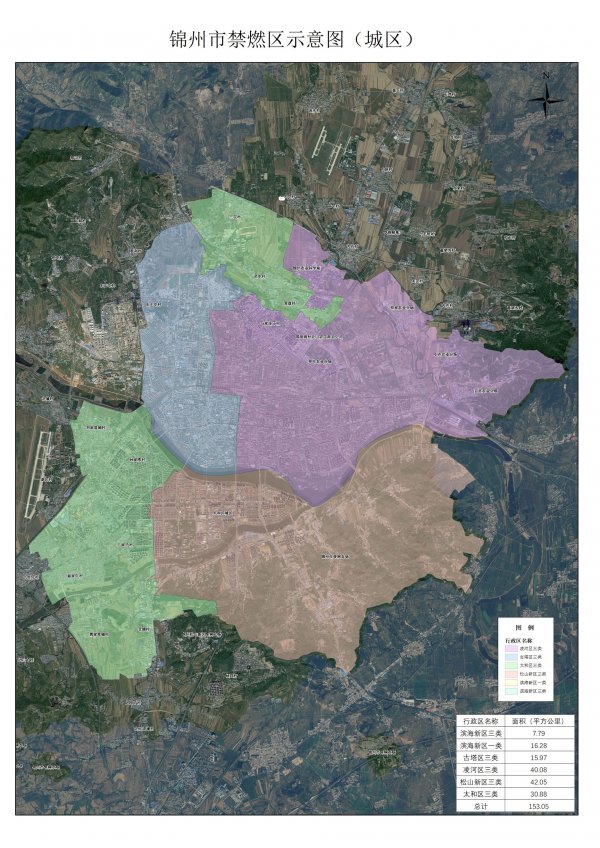 锦州市发布高污染燃料禁燃区实施方案