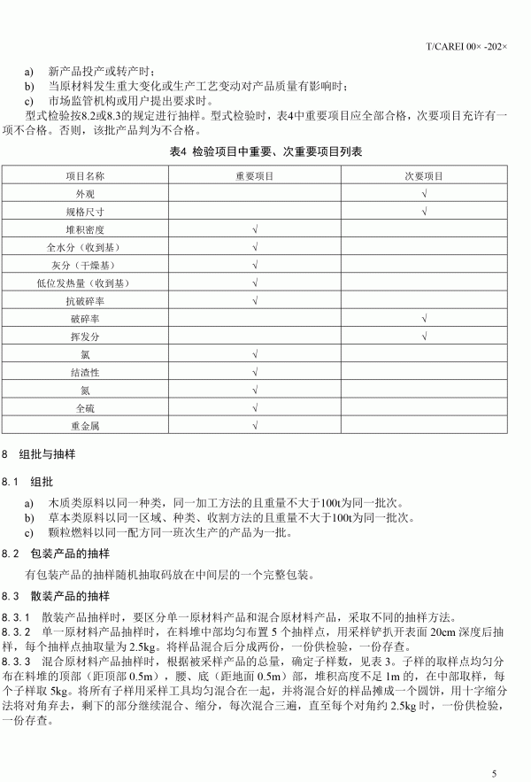 《清洁采暖供热用生物质颗粒》团体标准