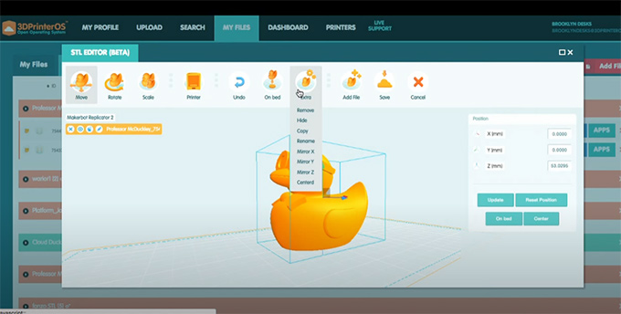 3D打印管理软件3DPrinterOS